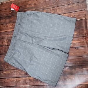 New With Tags mens plaid moisture wicking and sun protection shorts